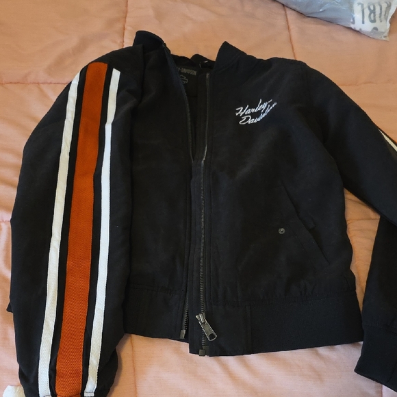 Jackets & Blazers - Black and Orange Jacket